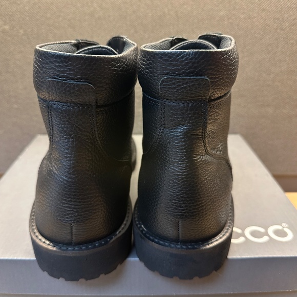 NIB! ECCO 530314 Men's Jamestown High-Cut Black Boot Hydromax EU44/US10-10.5 - Picture 5 of 9